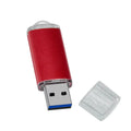 Metal USB flash drive 60x18x8mm USB 2.0 in black, white, sky blue, red, light green, gold, or dark pink