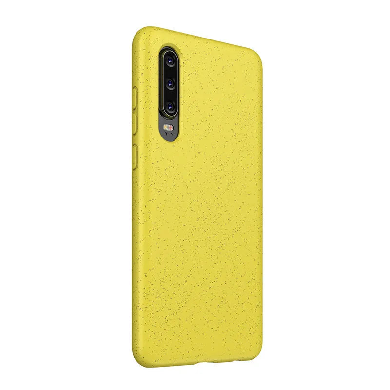 Huawei P30 mobile phone case in Army Green TPU back cover with simple design