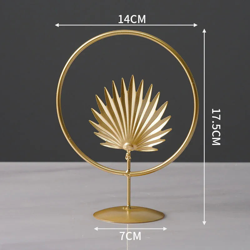 Nordic style wrought iron and copper plastic decorative craft painting ornament