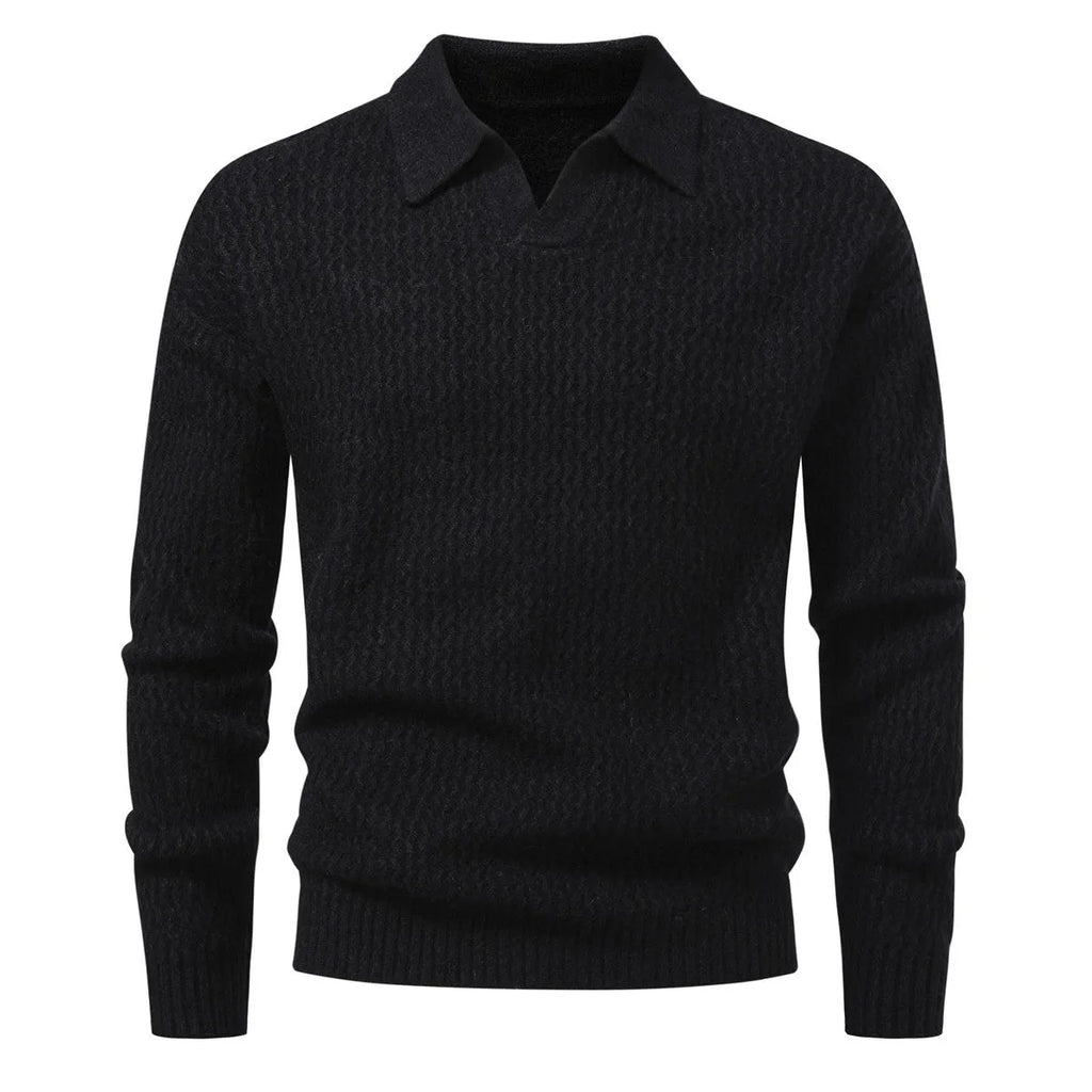 Men's cable knit turtleneck sweater, loose thickened long sleeve pullover in light grey, black or burgundy