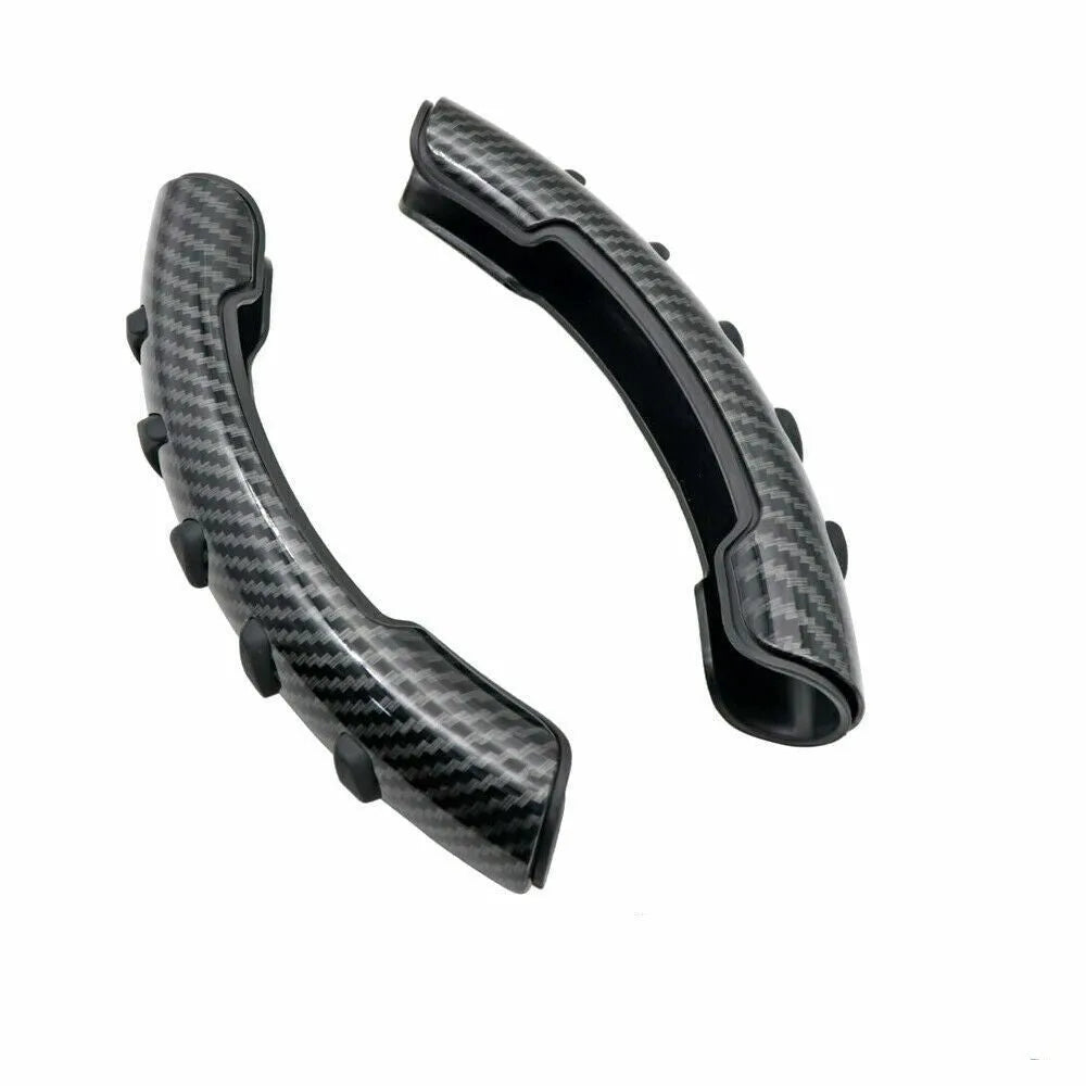 Carbon fibre black steering wheel anti-skid sleeve for 38 cm diameter wheels