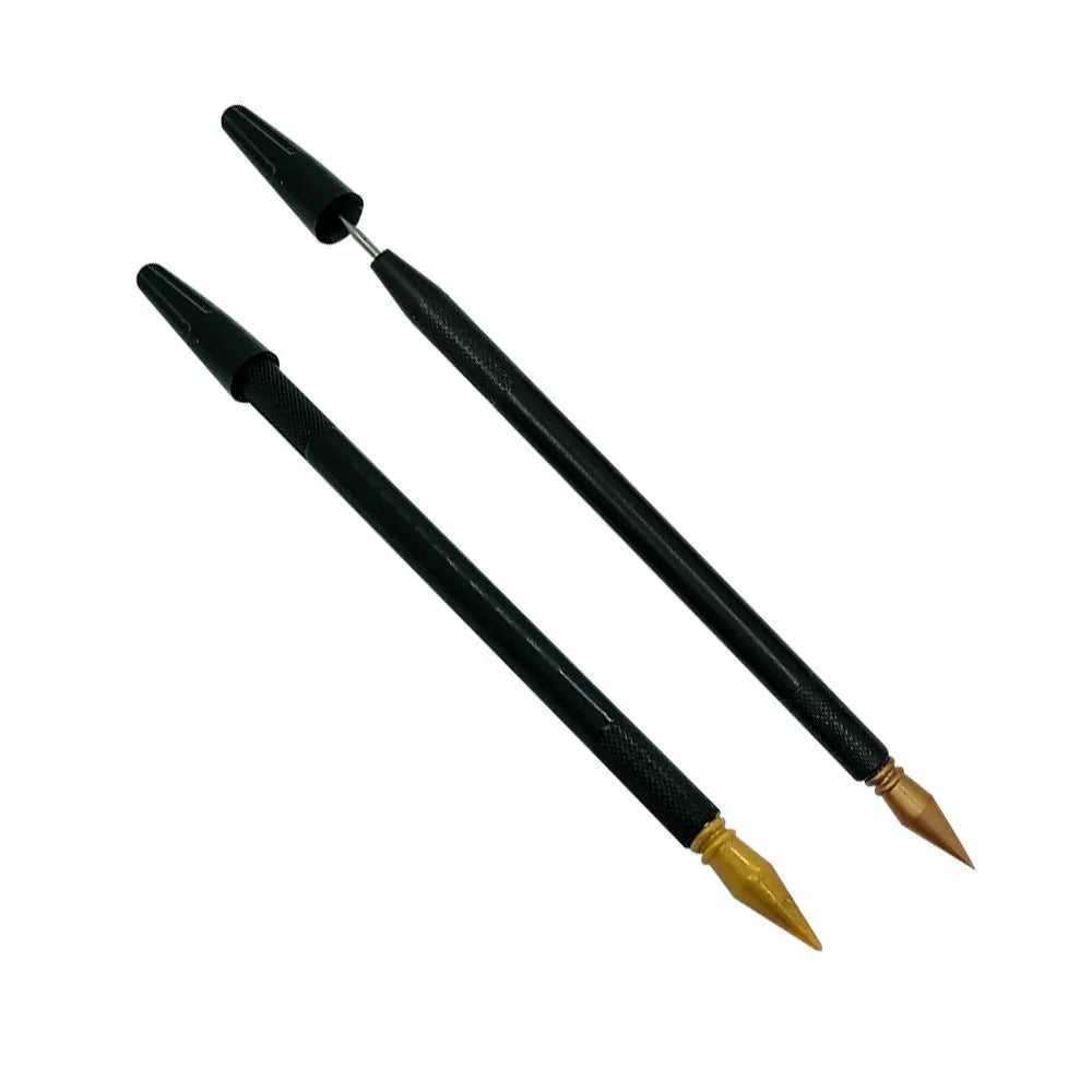 Scratch art brush and pen set for children's crafts with PS plastic construction