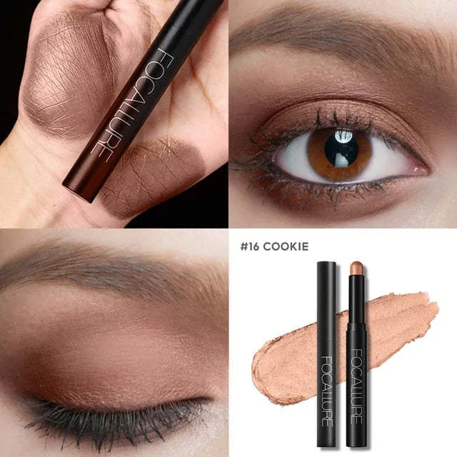 Focallure eyeshadow eyeliner pencil in one with 12 colour options for eye modification