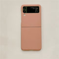 Samsung folding screen hard case with soft rubber cover in multiple colours for Z Flip4 Z Flip5 Zli3 drop protection