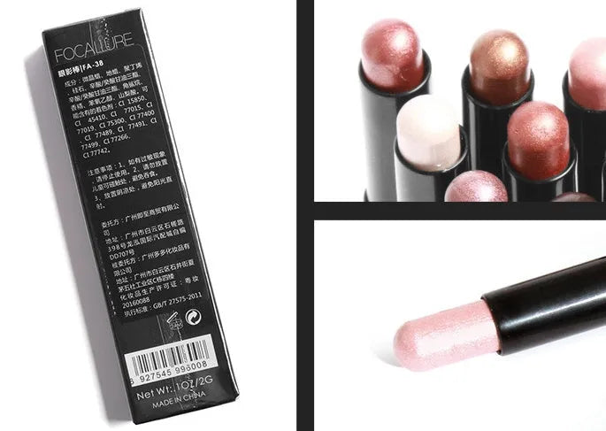 Focallure eyeshadow eyeliner pencil in one with 12 colour options for eye modification