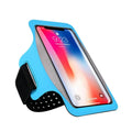 Running sport phone case armband for phones up to 6.8 inches, waterproof PVC, sweatproof, touch screen compatible, with card slot