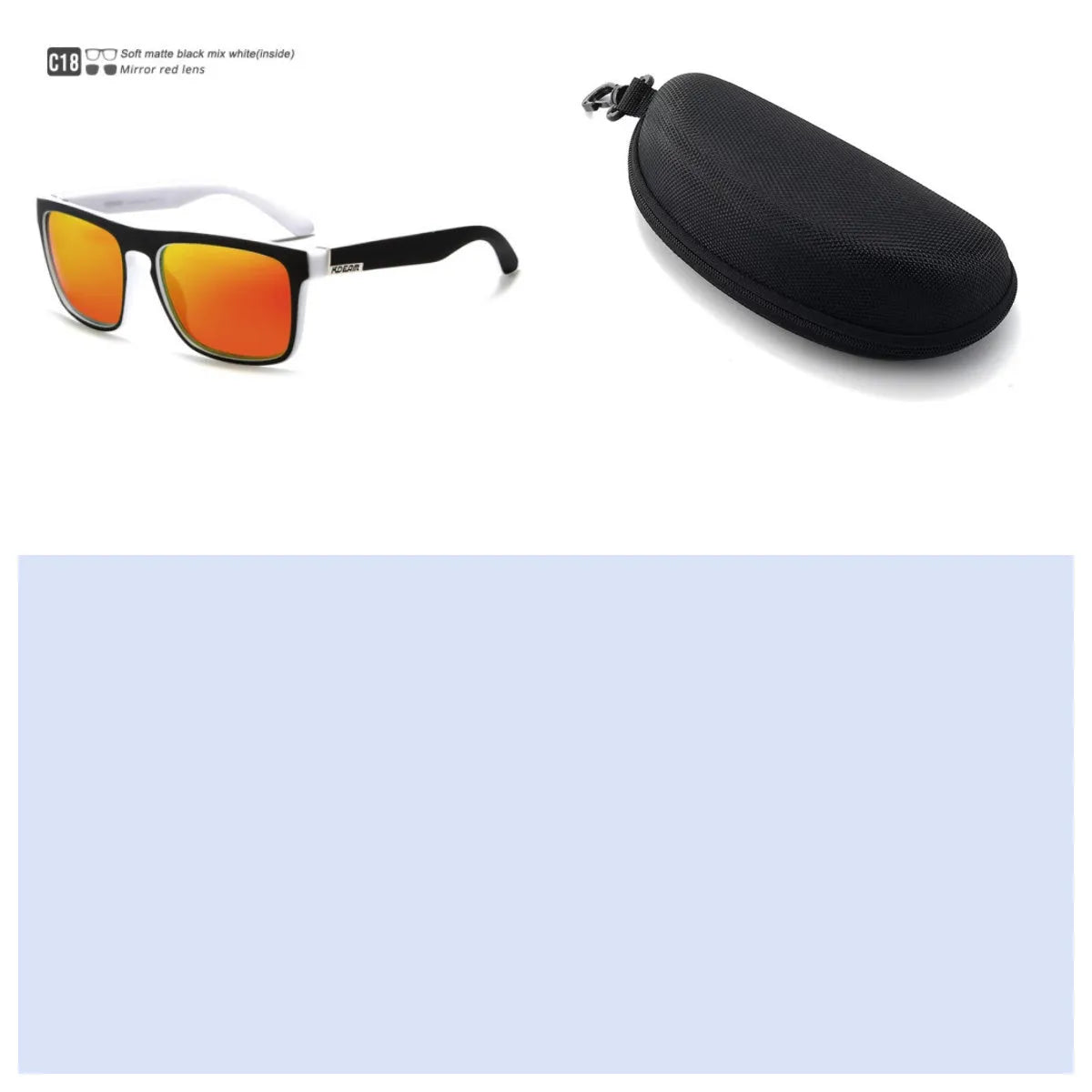 Men's polarized sports driving sunglasses with full frame, UV400 protection, and multiple colour options