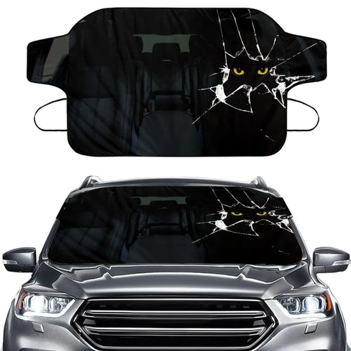 Car snow protection front gear cover in size Dog 130 70 with lanyard straps