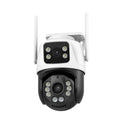 Outdoor dual screen wireless monitor with 3MP binocular camera system and British standard plug