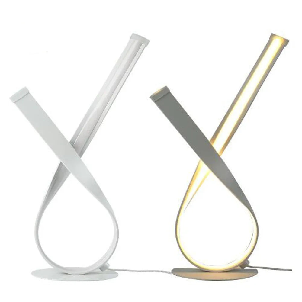 Creative remote control lamp with 45cm height, three colour temperature options, aluminium iron and silica gel construction