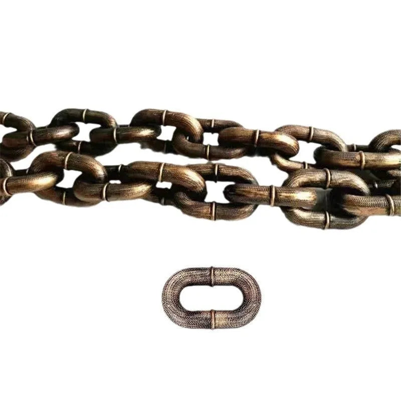 Simulation dog lead prop in bronze, antique silver, or black colour for video spoofs.