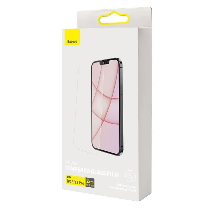 Full glass tempered film screen protector for iPhone 5.4 inch model transparent colour