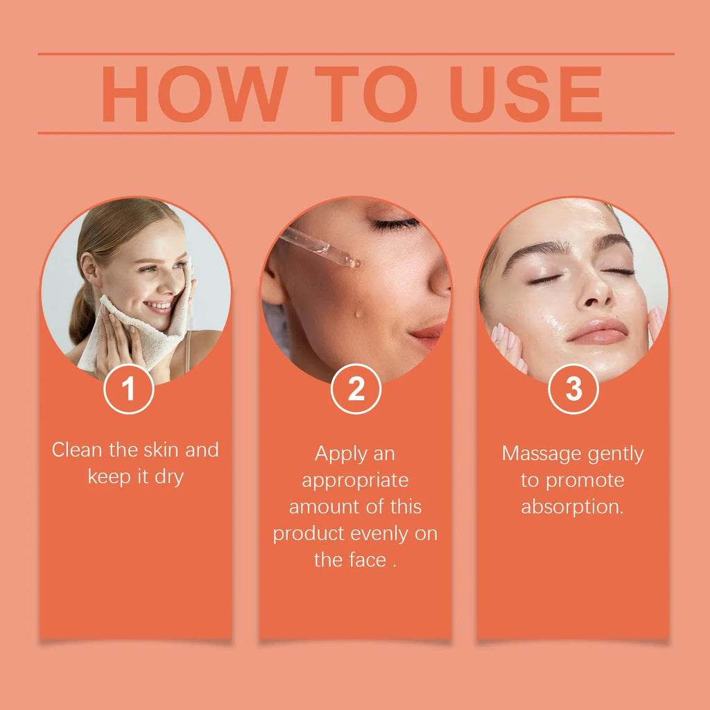 30ml bottle of Moisturising Skin Colour Facial Liquid serum with honey and ginseng ingredients.