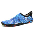 Lycra beach wading shoes in blue, black, pink, purple and camouflage colours for water activities