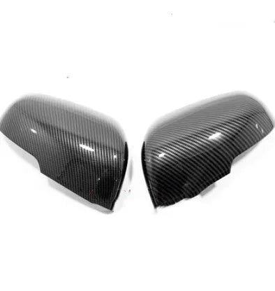 Plastic rearview mirror protection cover with tremella pattern in silver or black
