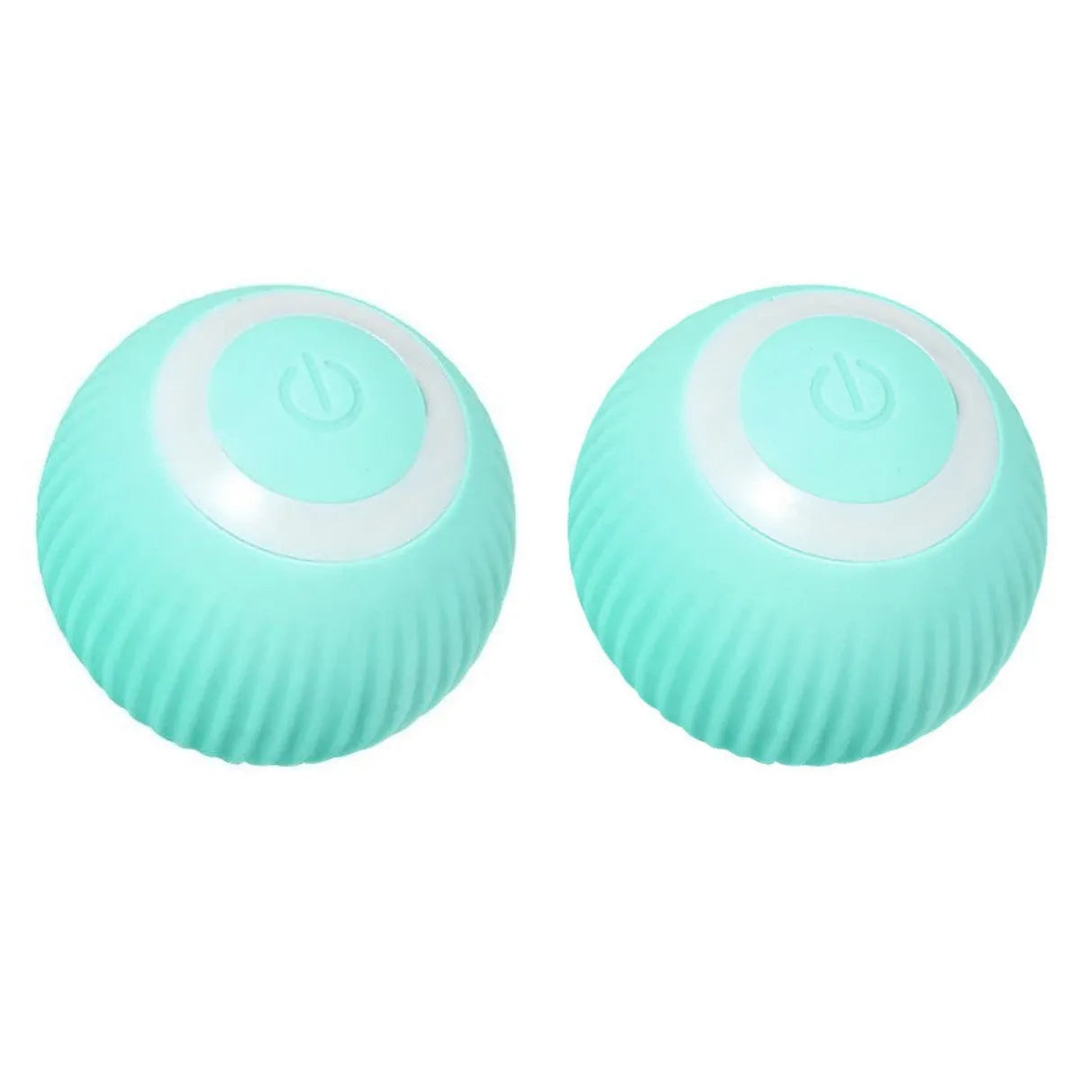 Cat Gravity Intelligent Rolling Ball 43mm automatic rotating ball in green, with bionic motion obstacle avoidance on a hard floor