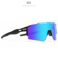 Polarized cycling sunglasses with frameless TR90 frames available in multiple colours