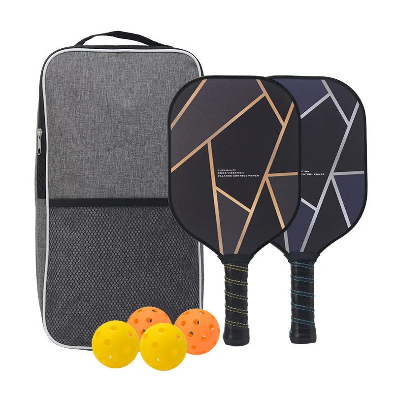 Gray or black racket bag 45x25x5cm with cationic fabric holds two bats and four balls