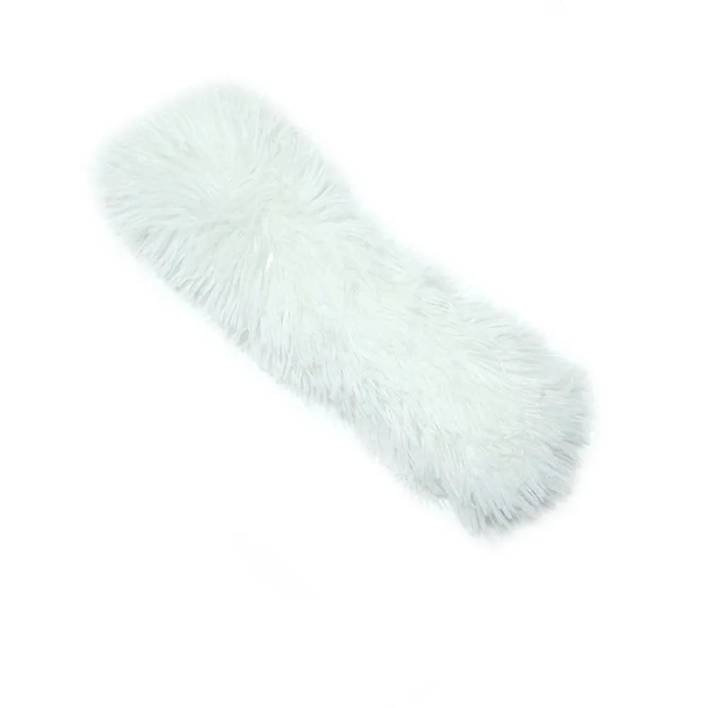 Soft plush interactive cat toy with catnip and crinkle sound feature in assorted colours.