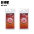 Golf hat clip ball marker, 25mm plastic balance tool, 20g, red and blue options