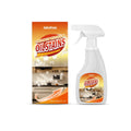 237ml bottle of heavy oil cleaner with ingredient list including deionised water and surfactants.