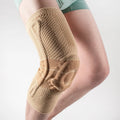 Adult sports knee pads in nylon spandex for running and basketball knee protection