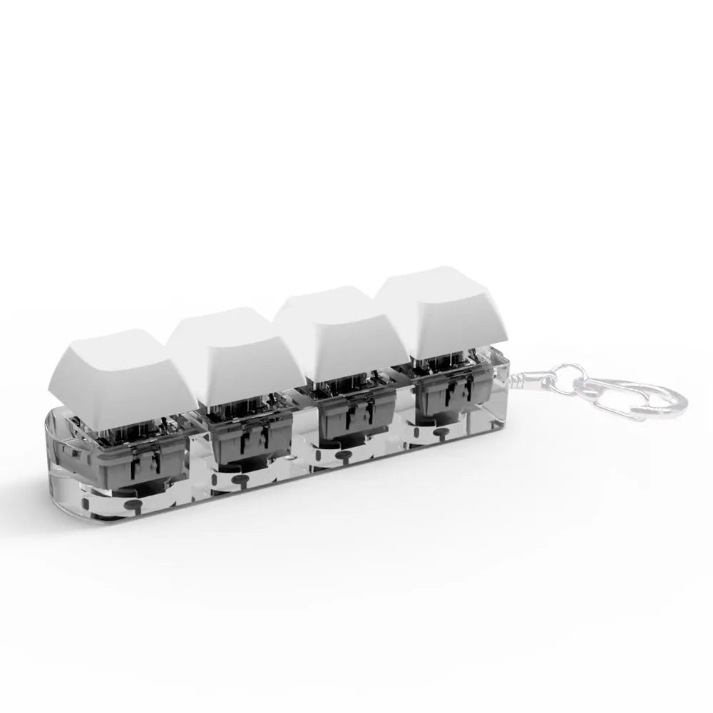 4-key mechanical keyboard switch tester with ABS plastic construction measuring 22x27x85mm