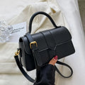 Beige women's horizontal square messenger bag with sandwich pocket and file organiser interior.
