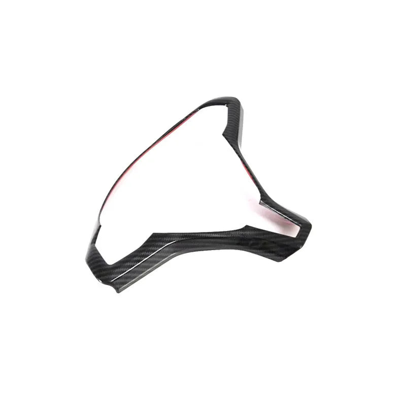 Tesla Model S steering wheel decorative frame in carbon fibre finish ABS plastic