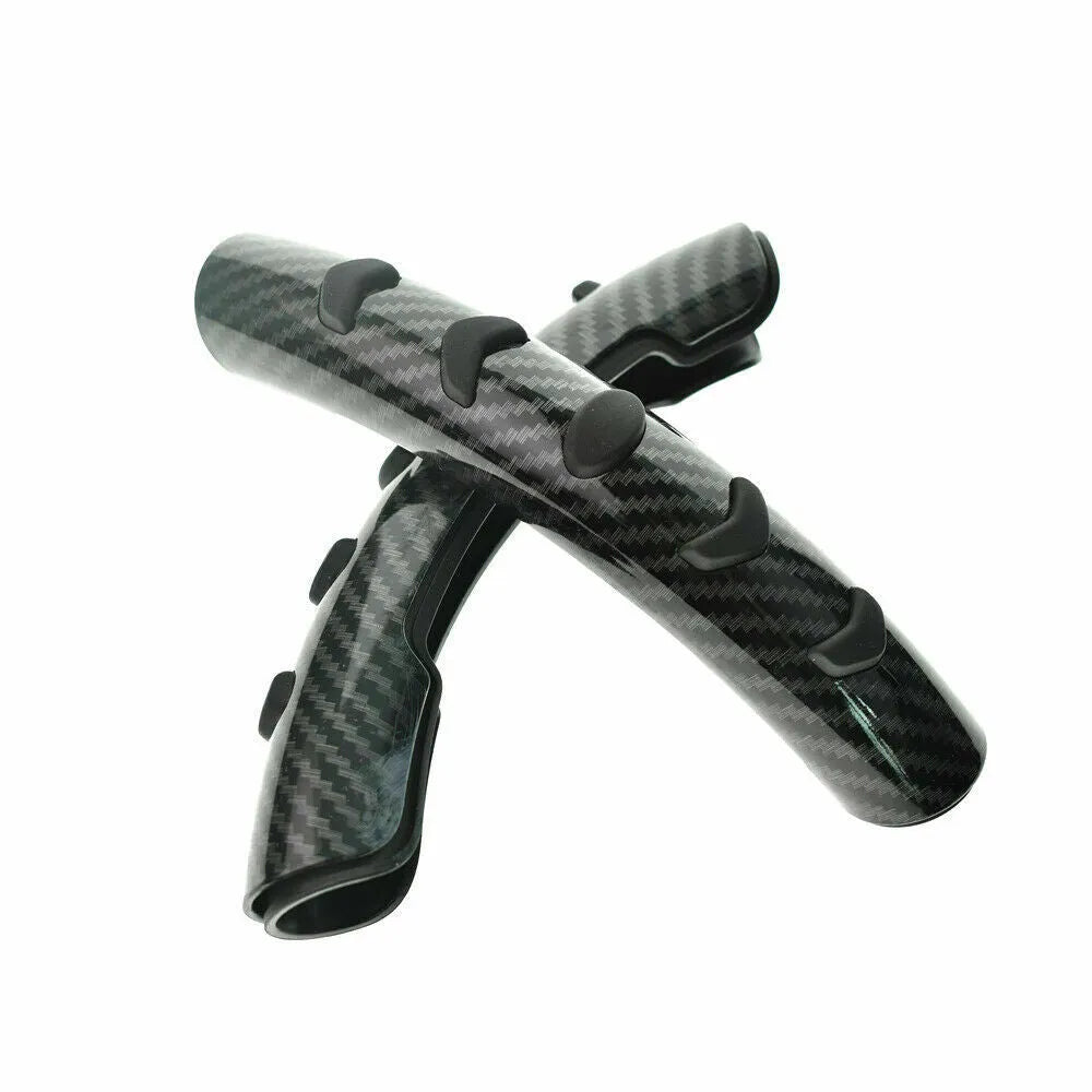 Carbon fibre black steering wheel anti-skid sleeve for 38 cm diameter wheels