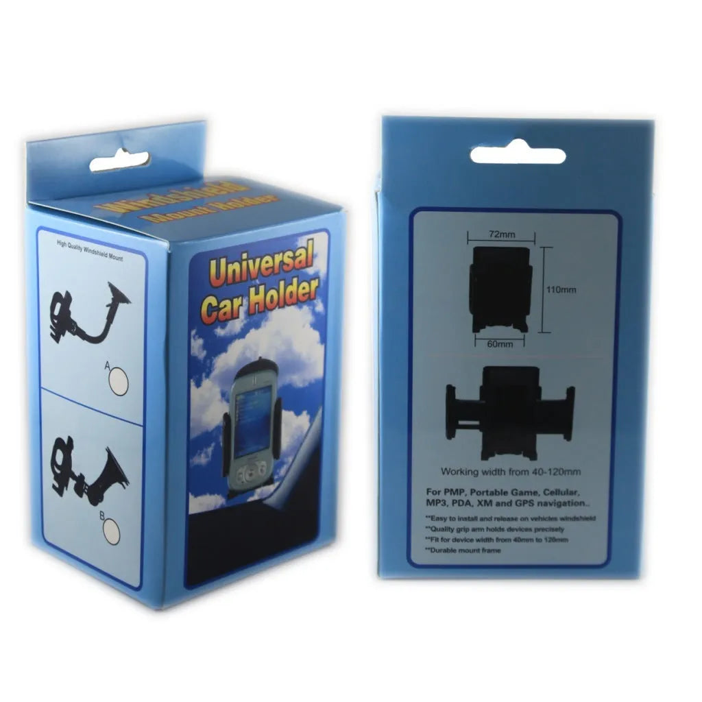 Black ABS universal car phone holder GPS navigation stand with adjustable fixture