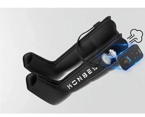 Four-cavity wireless air wave leg warmer massage machine with colour screen, double-leg standard, available in M and L sizes