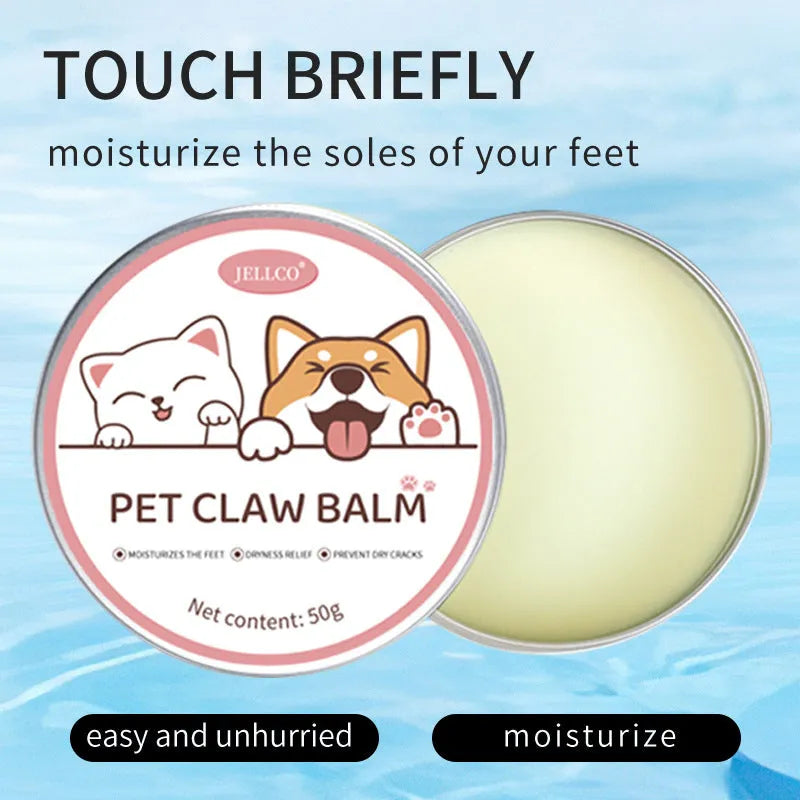 50g milk flavour pet claw foot care cream tube for general dog paw maintenance
