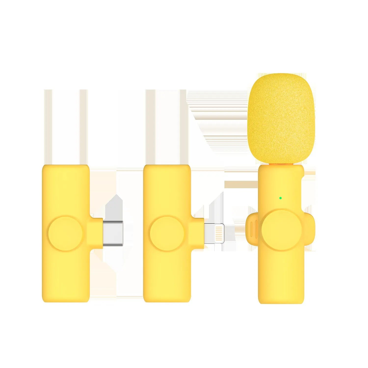 2.4GHz wireless microphone live sound card with 20 metre range and noise reduction sponge