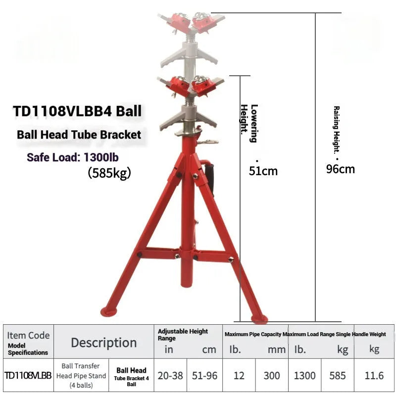 Metal V-head pipe support bracket for steel pipes, shown in high and low versions.