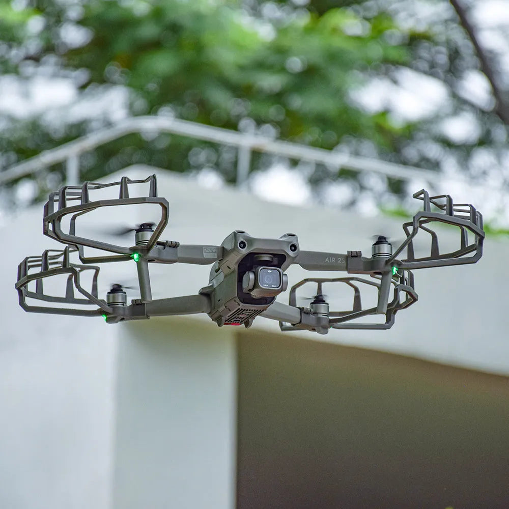 Grey ABS plastic propeller blade guard protection ring for DJI Air 2 and Air 2S drones