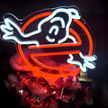 Gamepad carved neon light 35x28cm with 5V USB power, acrylic silicone shell, hanging chain and hooks