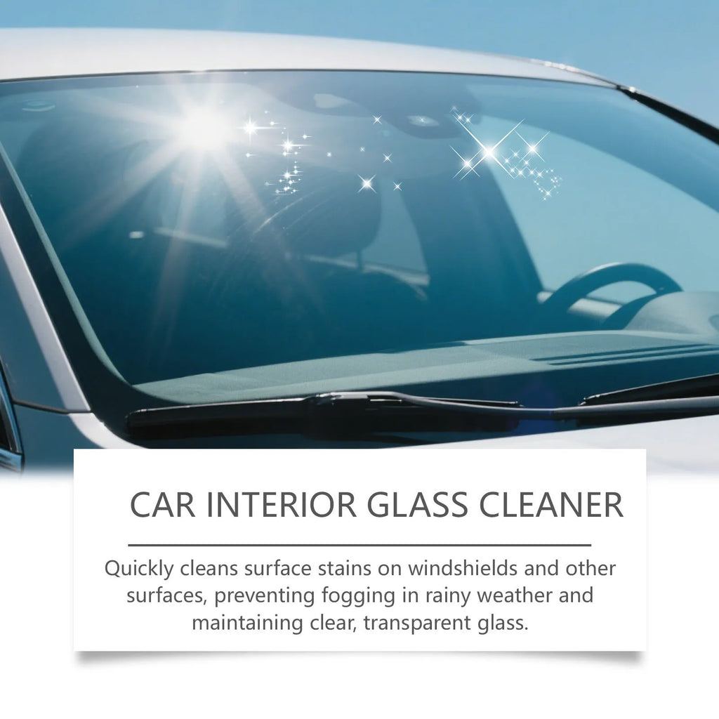 Glass Restore cleaning paste for windshields with sponge and towel in 120g tub