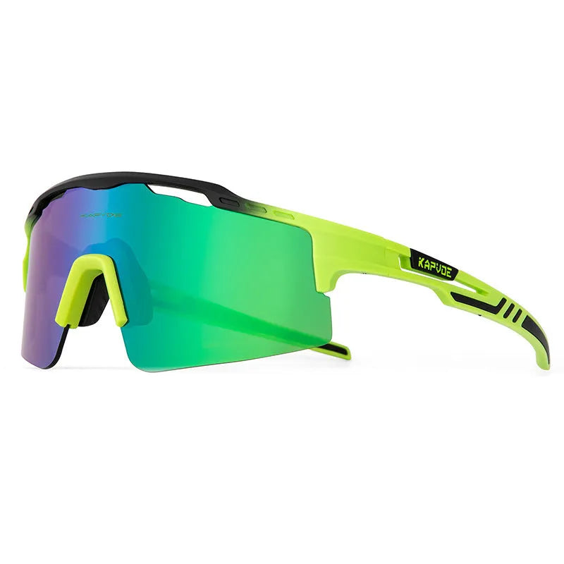 Polarized HD bicycle glasses with TR90 frame and full rim design in colourful lens set