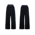 Men's black hooded short sleeve jacket and trousers leisure suit with three-dimensional stitching