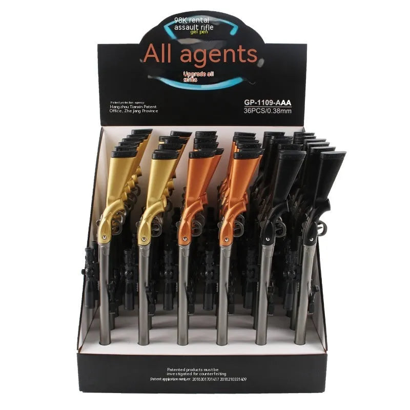 Marvel Eating Chicken 98K sniper rifle creative modelling gel pen with 0.5mm tip
