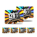 Class 10 memory card for smartphones, tablets, and dash cams, available in 8GB to 256GB capacities.