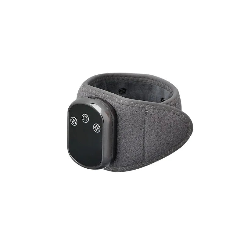 Rechargeable hand massager with timing function and Type-C charging in grey cloth material