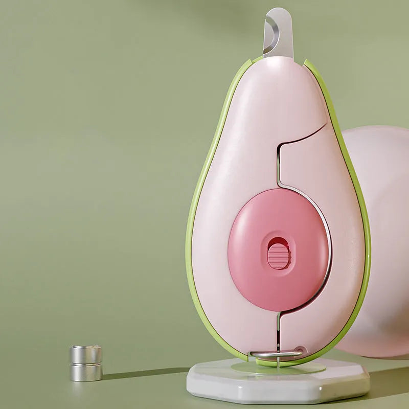 Professional LED pet nail clipper for small dogs and cats in green, pink, or white colours.