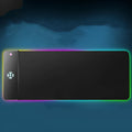 Wireless charging RGB luminous mouse pad, 300x800x4mm, rubber and cloth, 10W charging, with data cable and colour box
