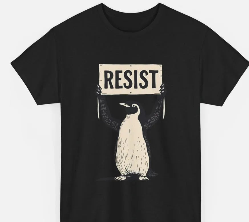 Straight cut cotton summer t-shirt in black on a hanger, showing round neck and short sleeves