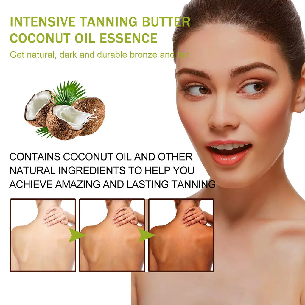 Coconut Help Black Frost blackening cream 100g container for outdoor skin tone evening.