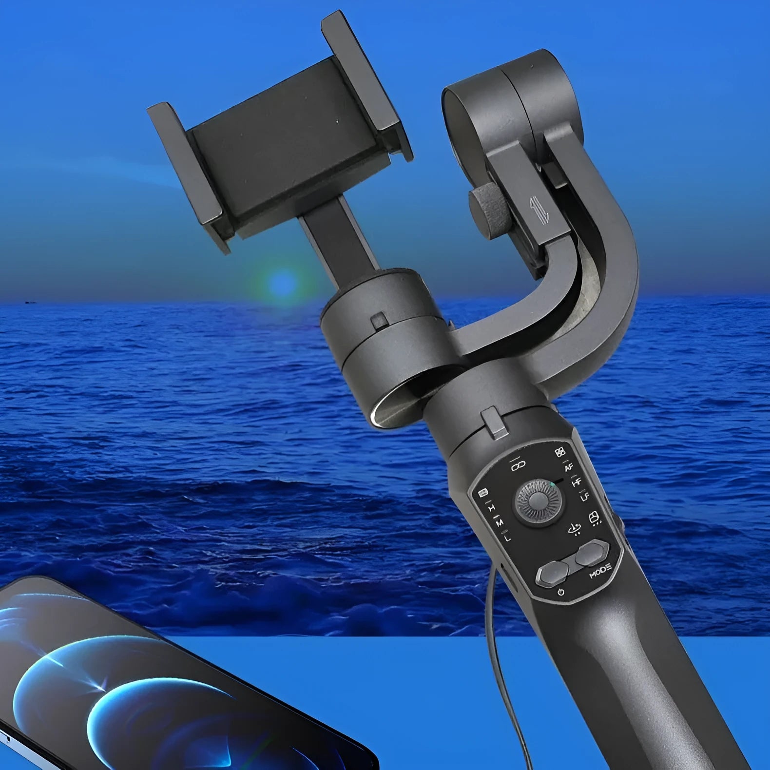 F10 black plastic mobile phone stabilizer handheld gimbal for smartphone video recording