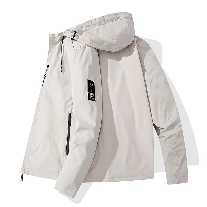 Men's bomber jacket overcoat in chemical fibre blend, available in multiple colours with Asian sizing M to 6XL