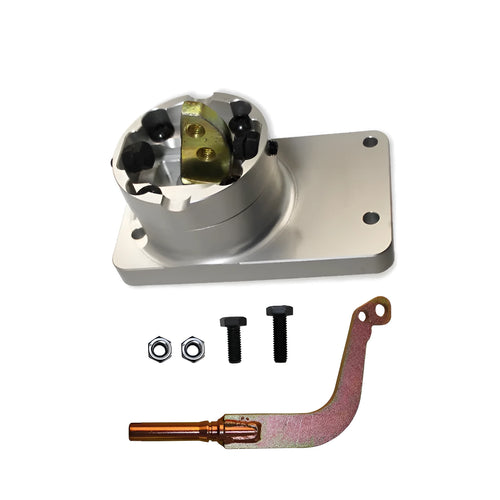 Silver aluminium alloy short shift lever for Horton vehicles car accessory